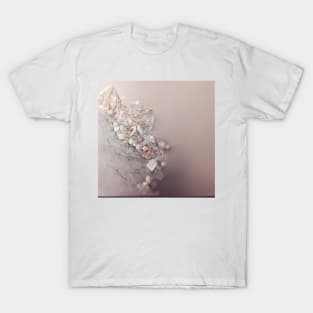 Rose crystal marble T-Shirt